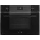 Электрический духовой шкаф Smeg SO4101M1B3 59 см, 40 л, гриль и конвекция, черный