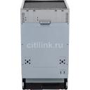 Встраиваемая посудомоечная машина MAUNFELD MLP-08S, узкая, ширина 44.5см, полновстраиваемая, загрузка 9 комплектов