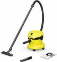 Строительный пылесос KARCHER WD 2 Plus V-12/4/18 1000Вт желтый