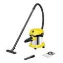 Строительный пылесос KARCHER WD 2 Plus S V-15/4/18, желтый [1.628-050.0]