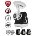 Мясорубка Polaris PMG 2027L, овощерезка, мощность 2000 Вт, реверс