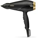 Фен BABYLISS 6704E, 2000Вт, черный и золотистый