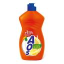 Жидкость для мытья посуды AOS Гель средство для мытья посуды Лимон 450
