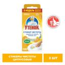 Стикер для унитаза Цитрус Туалетный утенок, 30 г, 3 шт.