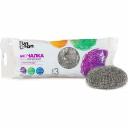 Металлическая оцинкованная плетеная мочалка для посуды Fun Clean 6533