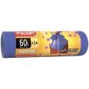 Мешки для мусора Paclan Multitop Aroma 60 л (14 шт.) 60 л 14 шт. 1 шт. 15 мкм фиолетовый