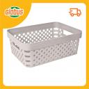 Корзина для хранения Архимед цвет: кремовый 36x27x14 см