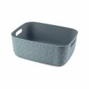 Это волшебная корзина для хранения CURVER SOFTEX M (голубая на 12.5 л) позволит тебе упорядочить свои вещи с легкостью. Она представлена в красивом дизайне, созданном европейским брендом CURVER из серии SOFTEX. С помощью этого короба для хранения размером 38х28.2х14.2 см, ты сможешь найти идеальное место для всего - от канцелярии до полотенец. Изготовленная из прочного и экологичного пластика, эта корзинка предлагает вместительность и компактность одновременно. Ты можешь разместить ее где угодно - на полке или под кроватью, она будет подходить под любой интерьер.Позволяет освободить пространство и хранить вещи в одном месте, благодаря чему практична в использовании.Простая установка экономит время и силы.Изделие имеет высокую прочность, за счет чего прослужит долго.Даже самые маленькие предметы будут храниться безупречно и не будут утеряны. Этот контейнер не просто ящик для хранения - он является органайзером и хранителем всех твоих вещей. Что бы ты ни решил спрятать: косметику, канцелярию, специи, белье или детский лего-набор, этот универсальный ящик станет надежным спутником на пути к идеальной системе хранения. Преврати хаос в порядок с помощью этого короба для хранения SOFTEX.