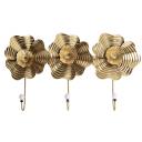 Крючки настенные Garda Decor Цветы 31,1x55,9x7см