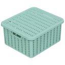 Коробка вязание 1,5л с крышкой (Фисташковый)