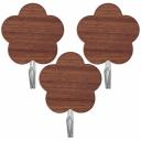 Набор крючков Набор из 3-х крючков МУЛЬТИДОМ "Вуд цветок" VL27-78