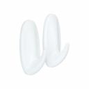 Крючки СИЛА с технологией бесследного удаления предназначены для организации пространства дома или в офисе без использования инструментов и гвоздей. Подходят для размещения полотенец, кухонных принадлежностей, сумок и других предметов. При необходимости крючок можно удалить, потянув за клейкую полоску. Крючок можно использовать повторно со сменной полоской. Максимальная нагрузка: 1 кг.