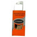 Шнурки Corbby, круглые, средние 90см, 2 шт, хлопок 100%, цвет бежевый