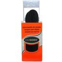 Corbby шнурки плоские 90 см. Хлопок 100%. Черные.