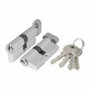 Цилиндровые механизмы Ajax серии AX102 предназначены для установки в корпуса врезных цилиндровых замков для всех типов дверей. Вариант исполнения: ключ-ключ, ключ-вертушка. Тип ключа: “английский”. Материал изготовления цилиндра: алюминий. Материал изготовления ротора: цинковый сплав. Количество пинов: 6. Работоспособность: более 90 000 циклов открывания/закрывания. Секретность: более 1 024 комбинаций.