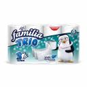 Туалетная бумага Familia белая 3-слойная 8 рулонов