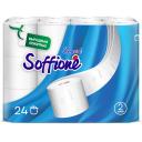 бумага туалетная SOFFIONE Smart 24шт в уп. 2-слойные 140 листов без аромата
