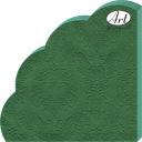 Салфетки Art bouquet бумажные темно-зеленый барокко 3сл 12л