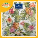 Салфетки декоративные Art Bouquet Тропики 3 слоя