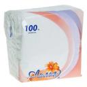 Салфетки бумажные Лилия 24х24 см 1 слой 100 шт