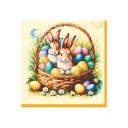 Салфетки Lori Deluxe пасхальные зайки 3х-слойные 33х33 см, 20 шт