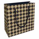 Пакет бумажный подарочный Be Smart 20х20 см. Коллекция "Gentleman", горчичный