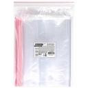 Пакеты Zip Lock зиплок Сверхпрочные, комплект 100 шт, 30х40 см, Пвд, 100 мкм, Brauberg Extra, 608184