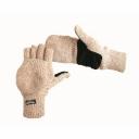 Перчатки-варежки защитные АЙСЕР шерстяные спилковая накладка утеп Тинсулейт