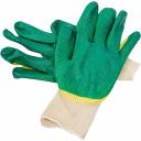 Перчатки х/б с двойной ПВХ-обливкой используются в сельскохозяйственных и монтажных работах, в строительстве и отделке, при ремонте техники и оборудования. Обеспечивают защиту от пыли, грязи, мелких ссадин и царапин. Основа из хлопка предотвращает замерзание рук при низких температурах, сохраняет подвижность и чувствительность пальцев при тонких работах. Рифление из ПВХ обеспечивает надежный захват инструмента, предотвращая его проскальзывание в руке.
