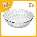 Салатник стеклянный Pasabahce Атлантис прозрачный с рельефом