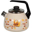 СтальЭмаль Чайник со свистком 4с209я, 3 л, 3 л, хлеб