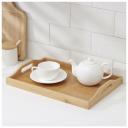 Поднос с ручками Доляна Striata, 37,5x26x5 см, бамбук