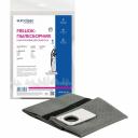 Мешок-пылесборник многоразовый с текстильной застежкой для пылесоса EURO Clean EUR-5157 подходит к следующим маркам и моделям: ELECTROLUX: DU135 HAKO: CARPOVAC LINDHAUS: RX 380, RX 450, LINDA, RX 500 LORITO: S2 NILFISK: GU 450, GU 350 TASKI: JET 45, JET 50, TAPITRONIC, TAPISET 45, TAPISET 38, JET 38