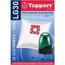 Topperr Синтетические пылесборники LG30, пылесборник, 3.5 л, белый, 4 шт.
