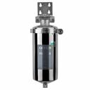 Корпус фильтра Гейзер Премьер для холодной и горячей воды нержавеющая сталь 10BB 1 НР(ш) х 1 НР(ш) серебро