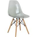 Стул прозрачный серый Bradex Home EAMES FR 0045