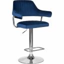 Современный барный стул DOBRIN CHARLY. Сиденье фигурной формы, мягкое, с мягкой спинкой. Основание сделано из прочного металла. Есть механизм вращения. Стул с подлокотниками высотой 18 см. Стул с газлифтом, с регулировкой высоты максимальной высотой 120 см и минимальной высотой 99 см. Требуется простейшая сборка, удобная инструкция прилагается.