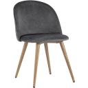 Стул Stool Group Лион велюр с ромбами серый УТ000003340