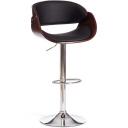 Барный стул (mod.4036) черный/орех/хром (металл/дерево/экокожа) Tetchair 112748 13657