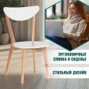 Стул TC бук белый 48,5х54,5х86 см