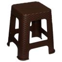 Табурет violet Ротанг, пластик, цвет: коричневый, высота 33 см
