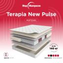 Матрас Мир Матрасов Terapia New Pulse, зональный пружинный блок, 140х200 см