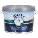 Краска акриловая (АК) HUSKY Super Paint Ceiling для потолков матовая белый 10 л 10 кг