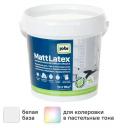 Краска латексная для стен и потолков Jobi Mattlatex матовая база А 1 л