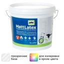 Краска латексная для стен и потолков Jobi Mattlatex матовая прозрачная база C 5 л