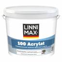 100 ACRYLAT – это уникальная чисто акрилатная краска, предназначенная для внутренних и наружных работ. Как фасадная и интерьерная краска нового поколения, она обеспечивает высокую адгезию к различным поверхностям, не содержит растворителей и вредных добавок.Область применения:Многоцелевая фасадная и интерьерная краска идеально подходит для минеральной штукатурки, бетона, фиброцементных плит, кирпича, старых лакокрасочных покрытий, деревянных и оцинкованных конструкций, жесткого ПВХ, обоев и других оснований.Свойства:обладает высокой адгезией к большинству строительных материалов;экологичная, без неприятного запаха, растворителей и вредных здоровью добавок;1 класс влажного истирания EN 13300: очень износостойкая;пригодна для мытья, с высокой стойкостью к водным бытовым, дезинфицирующим и чистящим средствам;2 класс укрывистости EN 13300 при расходе 8 м2/л или 120 мл/м2;тонкослойная, подчеркивает фактуру основания.Подготовка поверхности:Очистите поверхность от загрязнений, удалите старые покрытия и обработайте участки с проникающими и укрепляющими составами.Нанесение продукта:Наносите краску кистью, валиком или безвоздушным распылителем. При использовании на слабо впитывающих основаниях рекомендуется использовать грунтовочное покрытие LINNIMAX Universal Grund.Колеровка:Возможна колеровка в системах LINNIMAX во все популярные цветовые коллекции.Условия транспортировки и хранения:Срок годности 24 месяца. Хранить в прохладном и сухом месте, избегая резких изменений температуры.