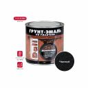 Молотковая грунт-эмаль по ржавчине Грунт-эмаль по ржавчине Dali 3 в 1 молотковая черная 0.75 л 6 28233