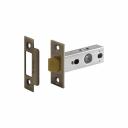 Дверная защелка НОРА-М С-45П пластиковый язычок, старая бронза 15468