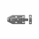 Оцинкованный запорный ригельный засов VORMANN 00105 120 Z