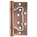 Петля без врезки N100500/2BB-AC/BL 100x75x2.5 мм сталь цвет античная медь